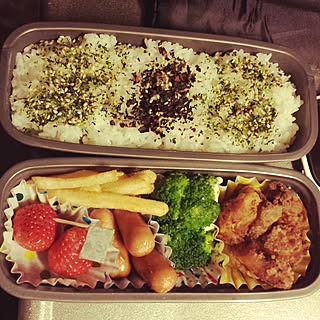 キッチン/弁当観察日記/息子弁当/息子くん新一年生☆/弁当...などのインテリア実例 - 2014-04-14 07:38:04