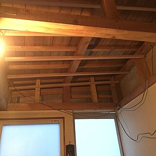 壁/天井/DIY/離れ/山小屋風を目指して…のインテリア実例 - 2017-02-18 17:02:43