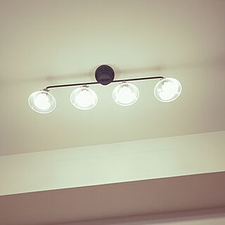 リビング/ブラック/照明/4灯/LEDのインテリア実例 - 2017-05-21 11:21:21