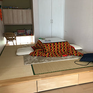 IKEA/小上がり和室/こたつ出しました！/こたつのある部屋/こたつ...などのインテリア実例 - 2022-01-23 19:35:05