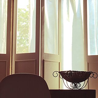 机/桜の木/窓/かご/折れ戸DIY...などのインテリア実例 - 2016-06-05 17:39:43