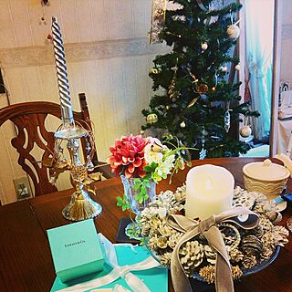リビング/クリスマスプレゼント/TIFFANY/クリスマスツリー180cmのインテリア実例 - 2016-12-15 00:38:20