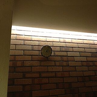 壁/天井/煉瓦/時計/癒されてグッズ/照明のインテリア実例 - 2013-02-08 01:12:32