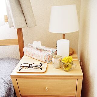 ベッド周り/ナチュラル/IKEA/無印良品/照明...などのインテリア実例 - 2014-06-24 07:52:52