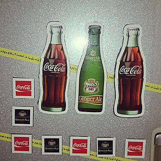 キッチン/coca-cola/ステッカー/コカ・コーラ/冷蔵庫...などのインテリア実例 - 2015-01-25 17:11:54