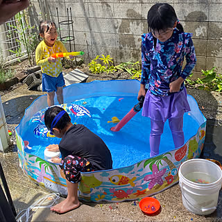 水風船/水鉄砲/浮き輪/夏休み/夏の思い出...などのインテリア実例 - 2021-07-26 15:19:26