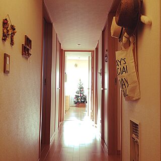 玄関/入り口/いい天気☀︎/クリスマスツリー/TODAY'S SPECIAL/狭い玄関のインテリア実例 - 2015-12-07 15:01:17