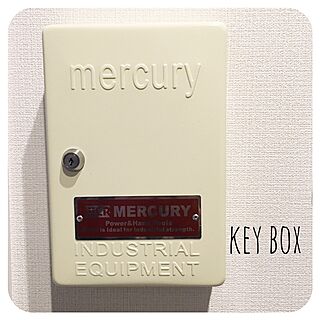 玄関/入り口/KEY BOX/MERCURY/インテリア/雑貨のインテリア実例 - 2017-02-02 17:40:17