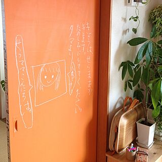 リビング/黒板DIY/暖色系の部屋/植物のある部屋/植物園化 計画！...などのインテリア実例 - 2014-05-23 13:09:02