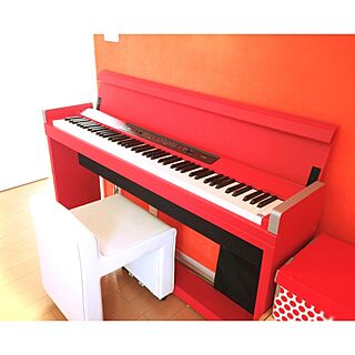 リビング/電子ピアノ/赤のインテリア実例 - 2013-07-11 09:58:27