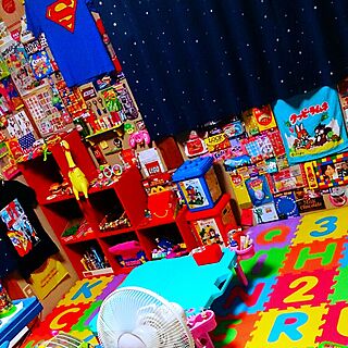 部屋全体/superman/クッピーラムネ/LEGOのインテリア実例 - 2014-08-08 09:33:38