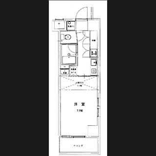 部屋全体/1K/一人暮らし/間取りのインテリア実例 - 2021-08-28 18:49:01