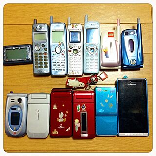 部屋全体/捨てられない物/携帯/同世代ホイホイのインテリア実例 - 2013-11-13 21:18:52