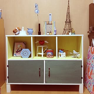 棚/100円SHOP/ペイント/DIY/雑貨...などのインテリア実例 - 2013-03-18 00:30:41