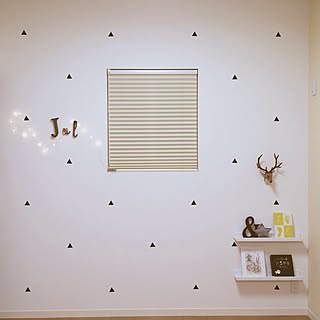 壁/天井/三角/キッズルーム/kids room/海外インテリア...などのインテリア実例 - 2016-04-19 07:48:23