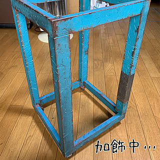 ゴミ箱/DIY/塗装DIY/収納力抜群/机のインテリア実例 - 2020-10-24 01:31:53