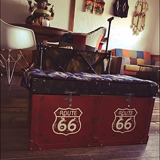 部屋全体/Route 66/収納BOX/雑貨/男前のインテリア実例 - 2016-04-24 11:05:43