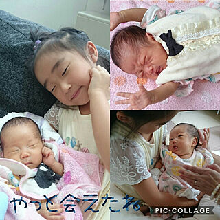 ベッド周り/子どもと暮らす/青森/娘5歳と0歳/いつもいいねありがとうございます♡...などのインテリア実例 - 2017-08-14 12:21:01