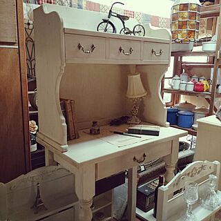 机/フレンチアンティーク風の家具製作。/手作りのインテリア実例 - 2015-03-22 07:18:41