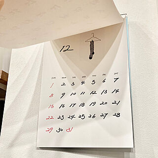 壁/天井/ハンドメイド/手作りカレンダー/カレンダー/2024年カレンダー...などのインテリア実例 - 2023-12-26 18:56:29
