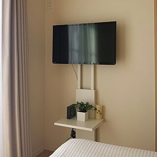 ベッド周り/壁掛けTVのインテリア実例 - 2017-05-14 12:44:47
