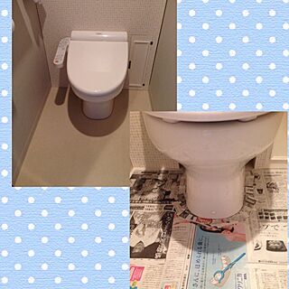バス/トイレ/トイレ改造計画/DIYのインテリア実例 - 2014-06-08 11:19:48
