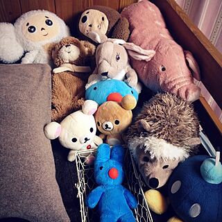 ベッド周り/キャラクター/おもちゃ/子供部屋/IKEA♡...などのインテリア実例 - 2014-03-20 18:39:53