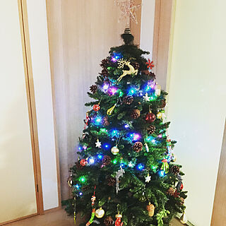 クリスマス2019/クリスマスオーナメント/クリスマスツリー150cm/クリスマスディスプレイ/クリスマスツリー...などのインテリア実例 - 2019-12-06 17:43:24