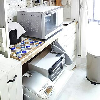 棚/DIY-tile/T-faL/食器棚リメイク/natural kitchen...などのインテリア実例 - 2017-01-19 17:10:27
