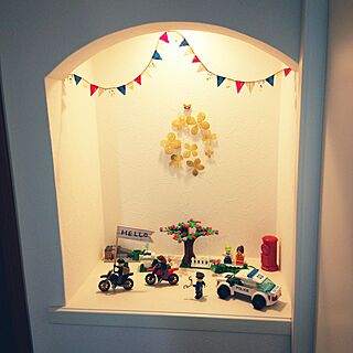 玄関/入り口/初投稿/LEGO/飾り棚のインテリア実例 - 2017-04-07 14:11:13