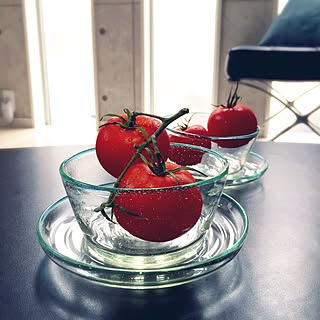 シンプルな器/ガラス/トマトのインテリア実例 - 2015-05-03 11:35:36