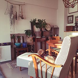 部屋全体/観葉植物/額/コーヒーの木/時計...などのインテリア実例 - 2016-03-03 07:21:51