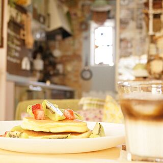 リビング/おはようございます。/パンケーキ/おうちcafeのインテリア実例 - 2015-05-10 08:11:45