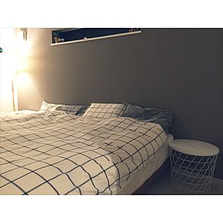 ベッド周り/ニトリ☺︎/IKEA/アクセントクロス/北欧インテリア☺︎のインテリア実例 - 2017-04-29 19:22:04