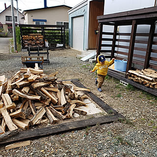 部屋全体/いいね♪いつもありがとうございます❤️/薪ストーブのある暮らし/アウトドア/こどものいる暮らし...などのインテリア実例 - 2019-10-20 12:01:29