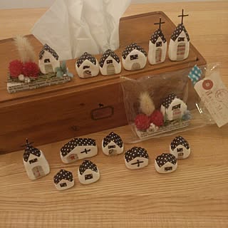 紙粘土のミニチュアハウスのインテリア実例 Roomclip ルームクリップ