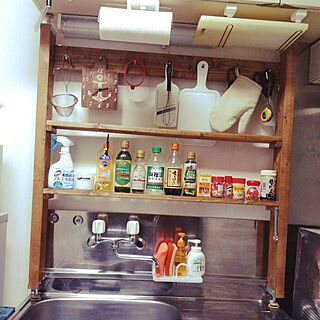 キッチン/2×4材/アパートDIYのインテリア実例 - 2017-04-16 14:47:08