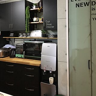 キッチン/黒板シート/IKEAキッチン/IKEA/DIYのインテリア実例 - 2017-02-19 23:21:36