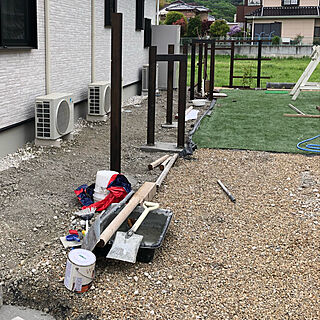 DIY/ウッドフェンス/ウッドフェンス DIY/玄関/入り口のインテリア実例 - 2019-05-27 18:23:28