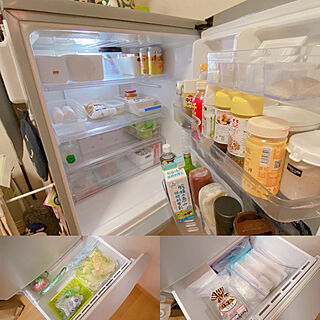 AQUA冷蔵庫/野菜室の中/冷凍庫の中/冷蔵庫の中/キッチンのインテリア実例 - 2020-11-15 04:14:17