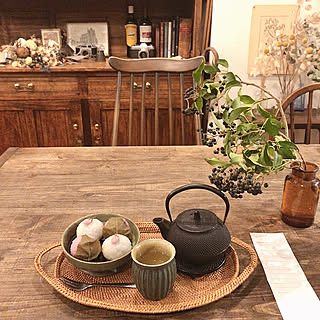 和食器/湯呑み/桜餅/樂久登窯/カフェコーナー...などのインテリア実例 - 2021-03-11 18:20:02