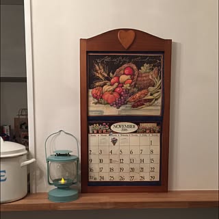 キッチン/LANG社カレンダー/雑貨/IKEAのインテリア実例 - 2015-10-19 18:33:21