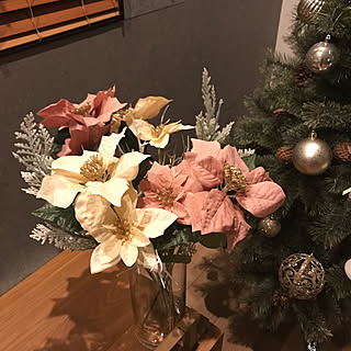 クリスマスオーナメント/ニトリ/クリスマスツリー180cm/クリスマスツリー/クリスマス...などのインテリア実例 - 2019-11-27 00:09:09