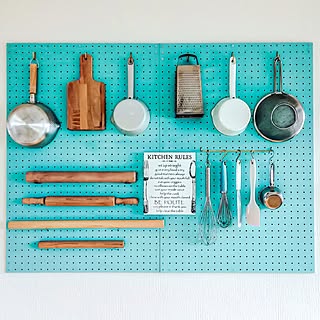 キッチン/At Ease/kitchenaid/pegboard/cuoca...などのインテリア実例 - 2017-06-12 17:33:34