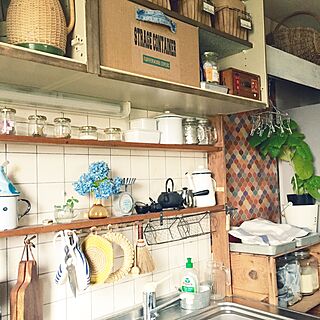 キッチン/mt CASA/DIY/コンテスト参加/古物のインテリア実例 - 2015-07-04 09:41:46