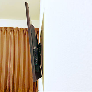 壁美人/壁掛けテレビ/壁に付けられる家具/ベッド周りのインテリア実例 - 2020-11-17 22:42:29