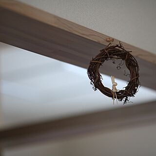 壁/天井/うさぎ/木のリースのインテリア実例 - 2013-11-26 04:00:50