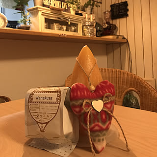 机/亀山ロウソク/クリスマス雑貨/おうちcafeのインテリア実例 - 2017-11-13 16:59:26