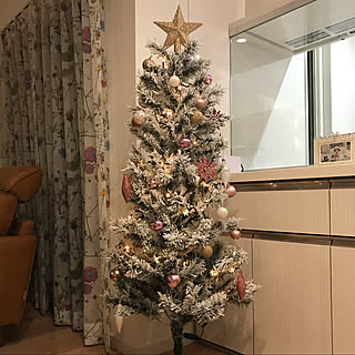 クリスマスツリー ピンクゴールドのおしゃれなアレンジ 飾り方のインテリア実例 Roomclip ルームクリップ