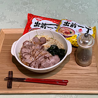 机/今日のお昼/こういうの作るの得意です/チャーシュー麺/香港土産のインテリア実例 - 2019-01-23 13:36:14